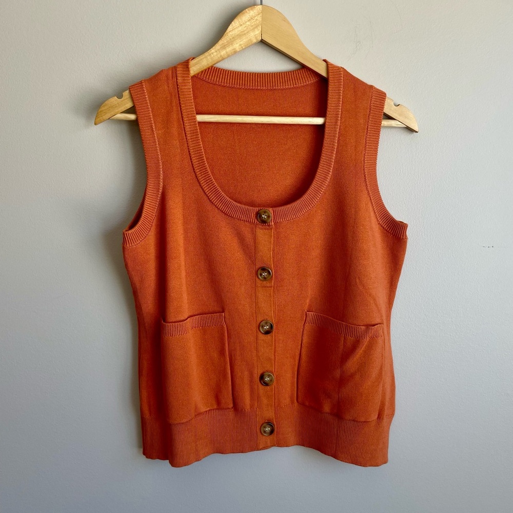 Button Up Short Sleeve Sweater